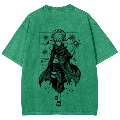 Naruto Unisex Fit Washed T-Shirt 2508017073-Coordom