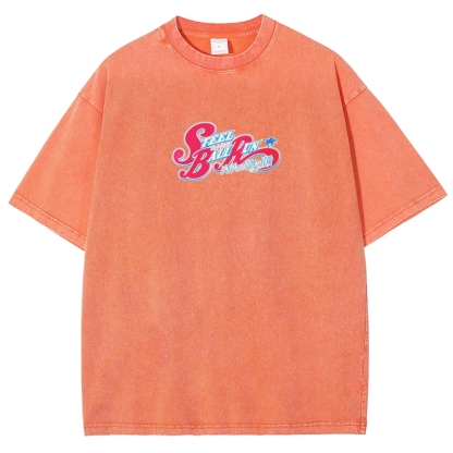 Jojo's Bizarre Adventure Unisex Fit Washed T-Shirt 2603006422-Coordom