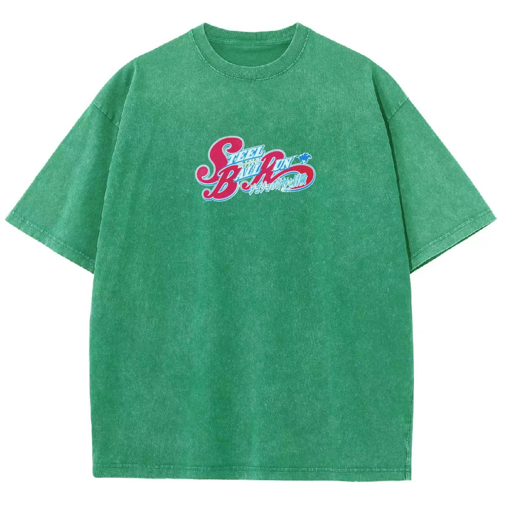 Jojo's Bizarre Adventure Unisex Fit Washed T-Shirt 2603006422-Coordom