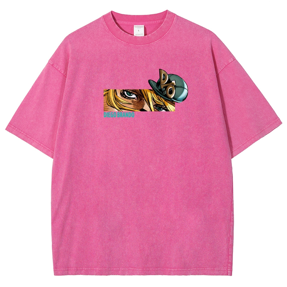 Jojo's Bizarre Adventure Washed T-Shirt-Coordom