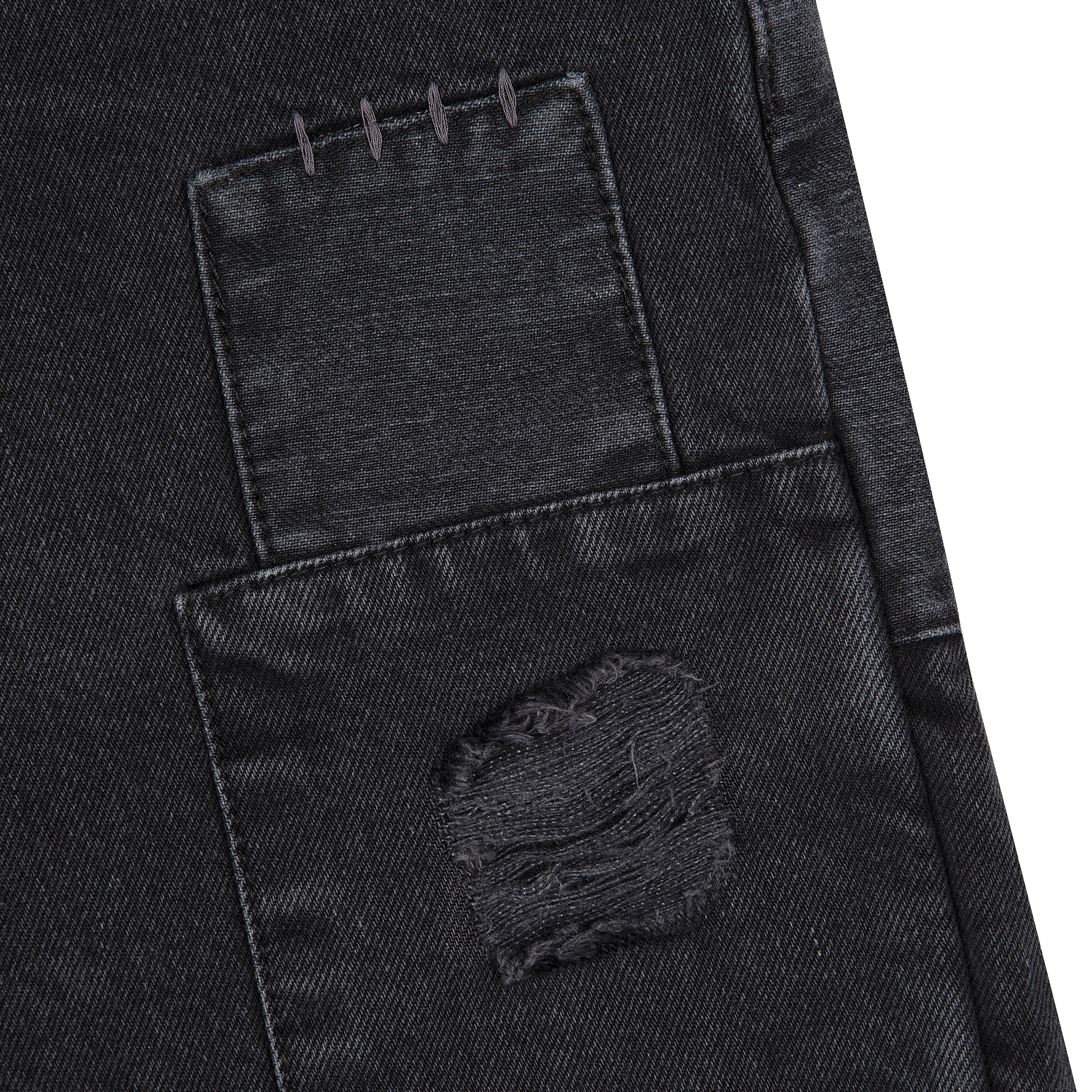 "blossom v2" patchwork Denim black-Coordom