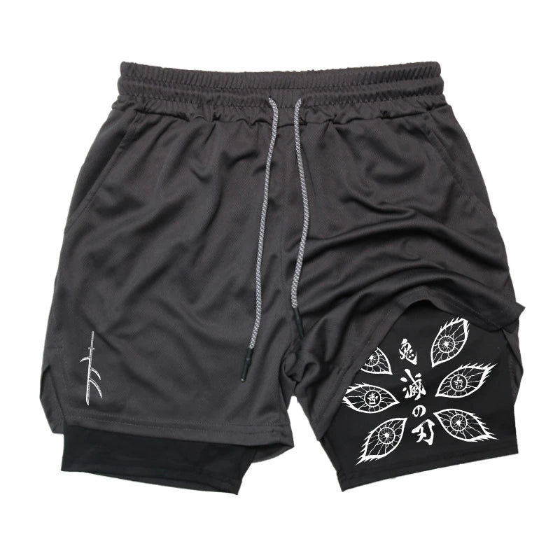 Kokushibo Gym Shorts-Coordom