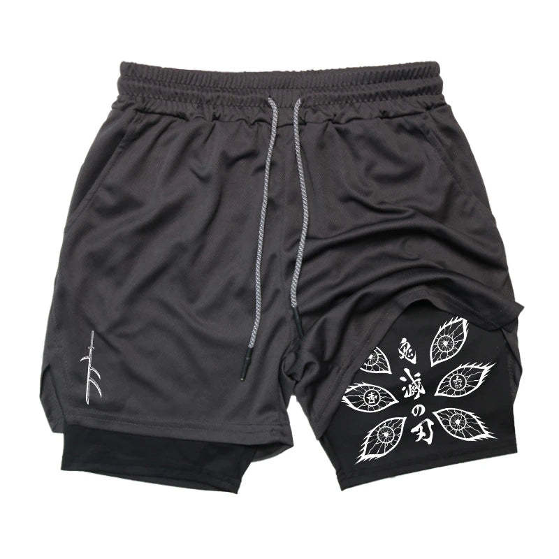 Kokushibo Gym Shorts-Coordom