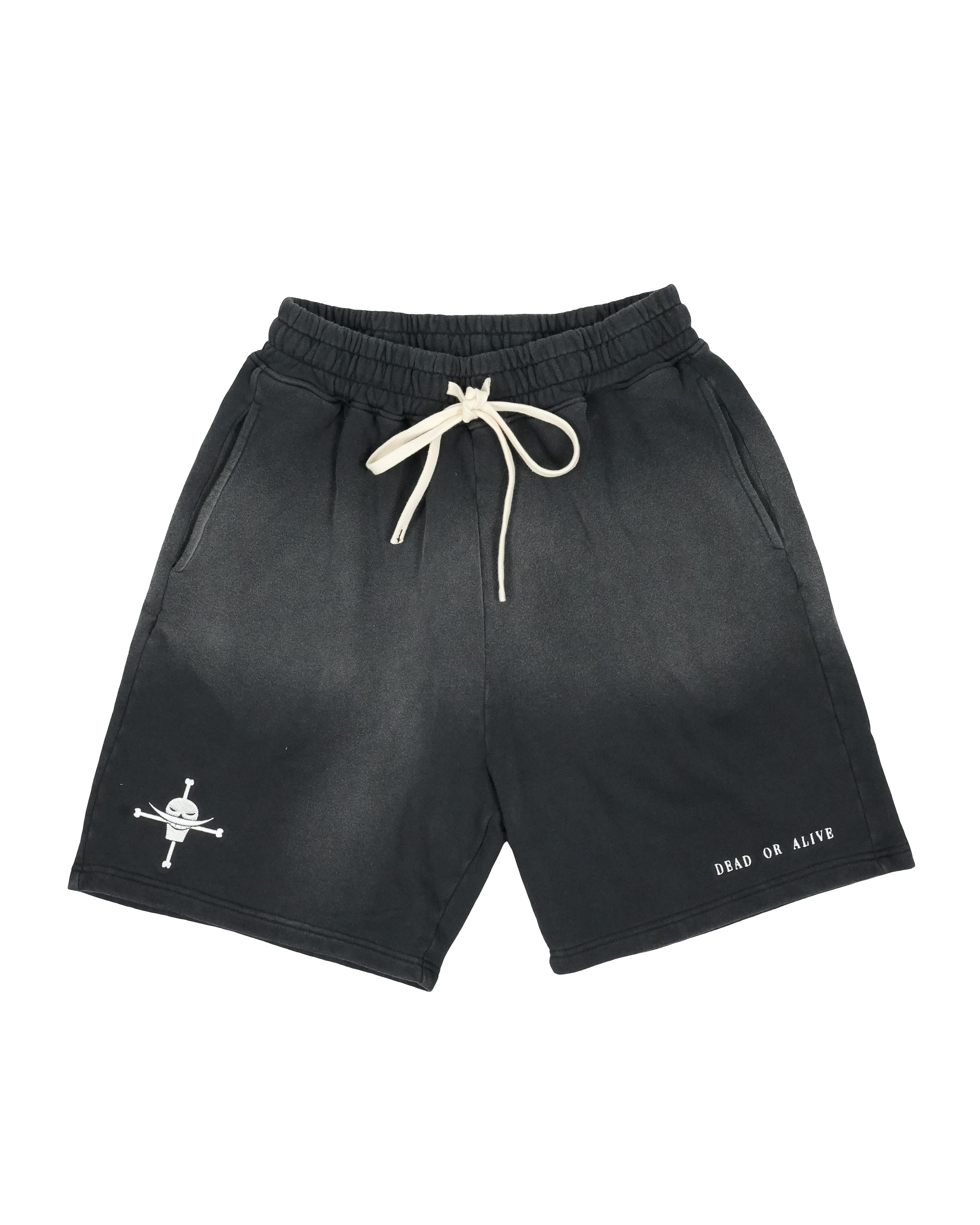 WHITE BEARD COTTON SHORTS-Coordom
