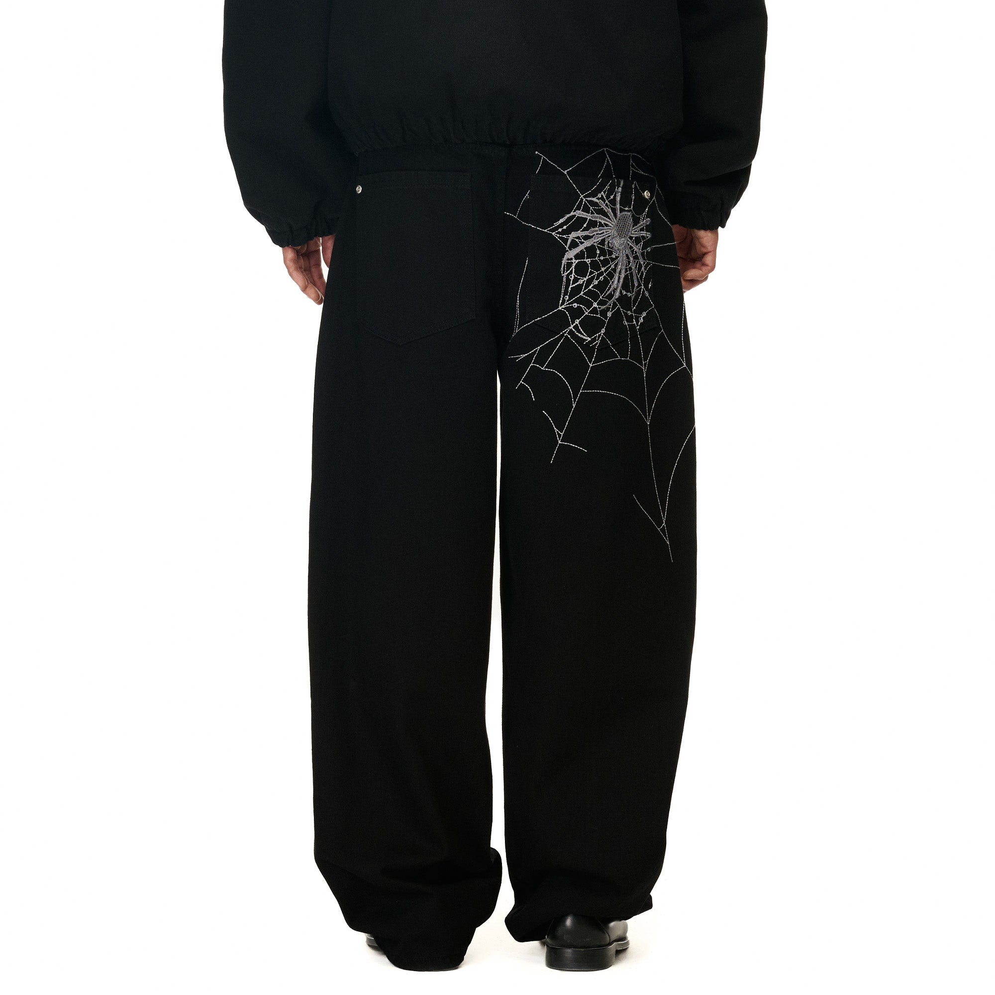 "spiderweb" raw Denim-Coordom