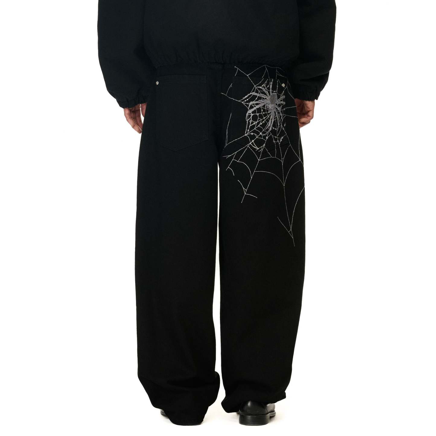 "spiderweb" raw Denim-Coordom