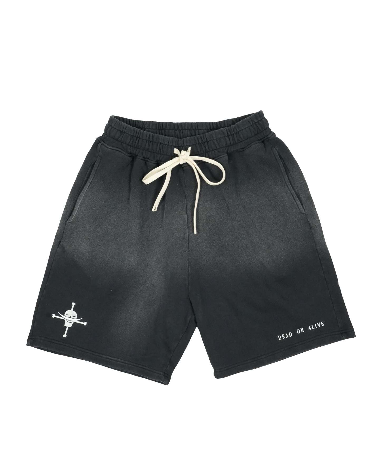WHITE BEARD COTTON SHORTS-Coordom