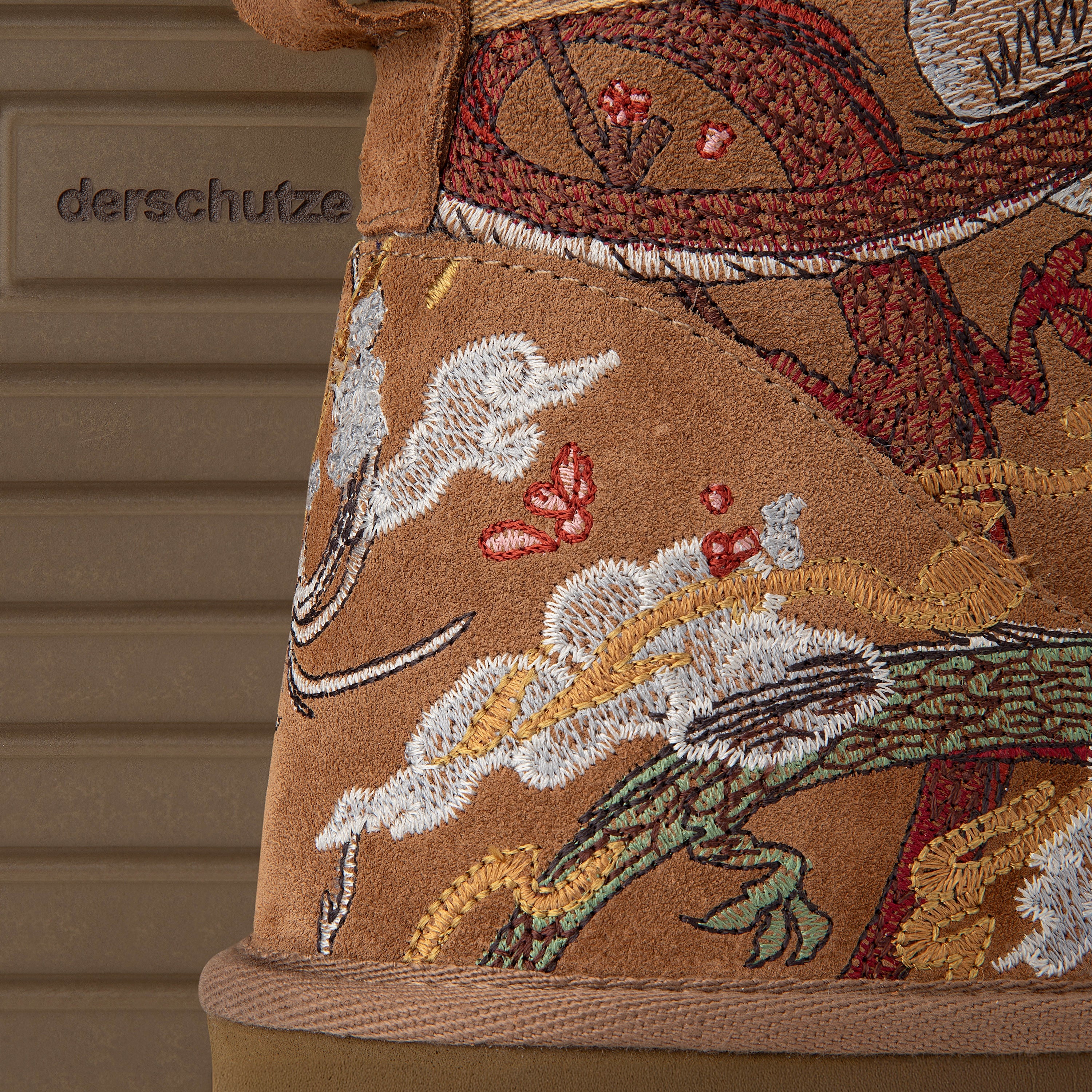 "yakuza" fur-lined Boots-Coordom