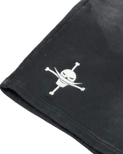 WHITE BEARD COTTON SHORTS-Coordom
