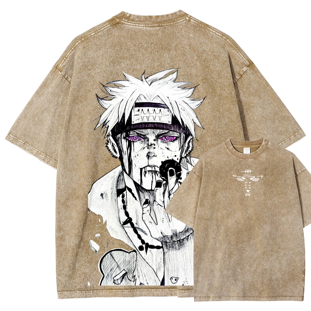 Naturo Unisex Fit Washed T-Shirt 2507024103-Coordom