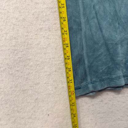 Juicy Couture Women's Winter Teal Velour Flared Track Pant Crown Logo Y2K Size P-Coordom