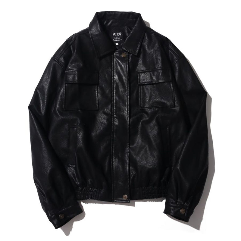 Leather Pilot Jacket-Coordom