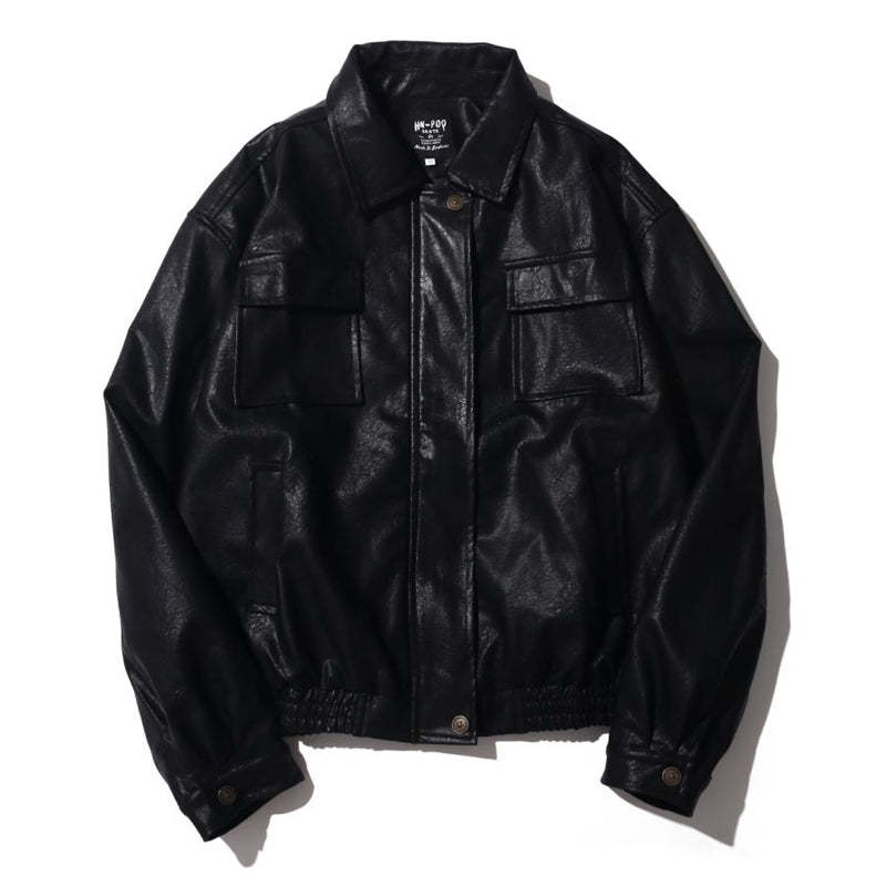Leather Pilot Jacket-Coordom