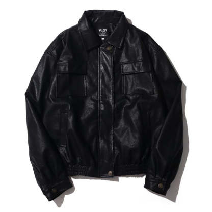 Leather Pilot Jacket-Coordom