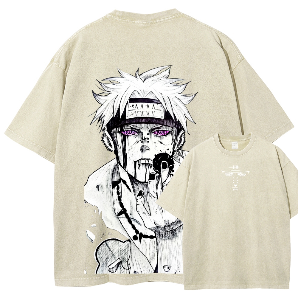 Naturo Unisex Fit Washed T-Shirt 2507024103-Coordom