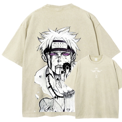 Naturo Unisex Fit Washed T-Shirt 2507024103-Coordom