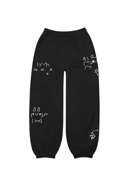 MALFUNCTION SWEATPANTS BLACK-Coordom