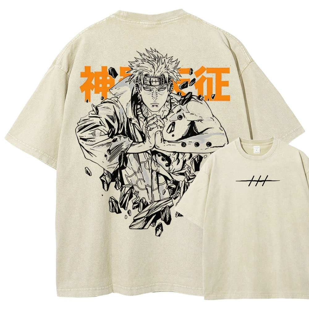 Naruto Unisex Fit Washed T-Shirt 2502003593-Coordom