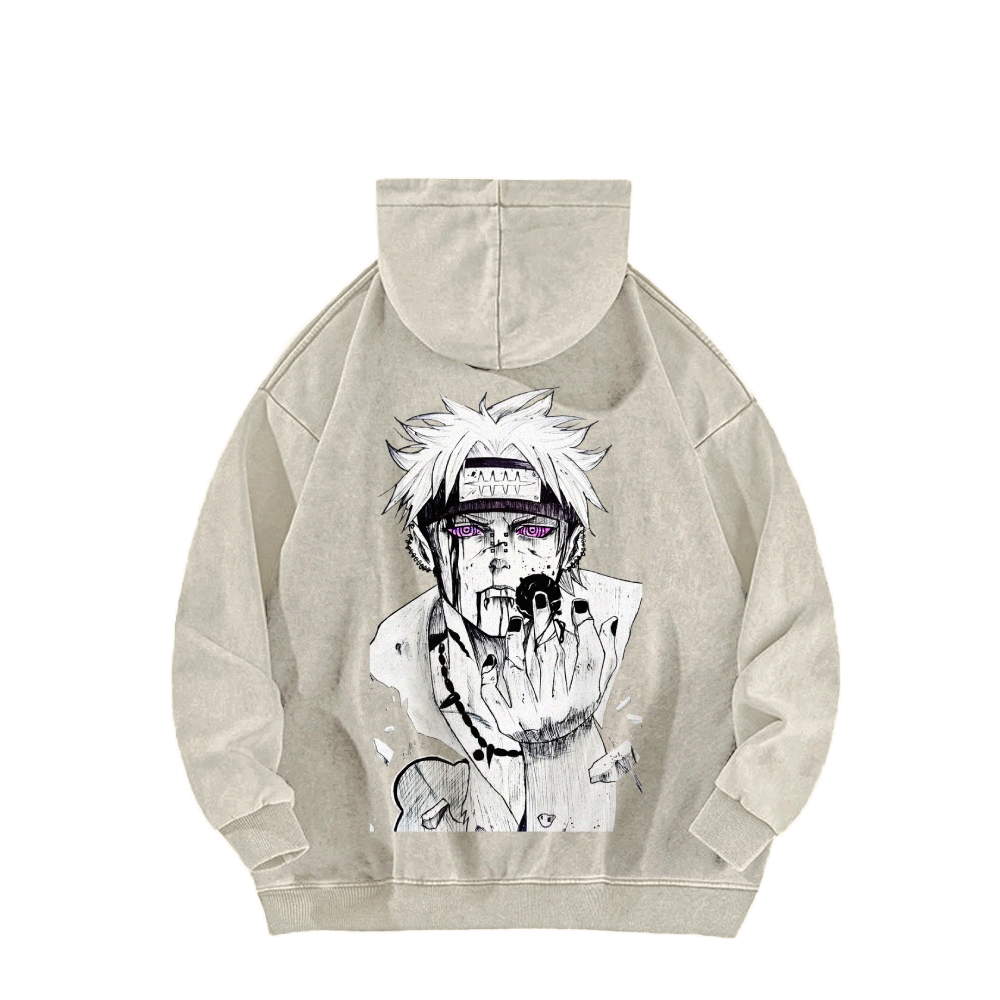 Naruto Casual Washed Hoodie 2509012973-Coordom