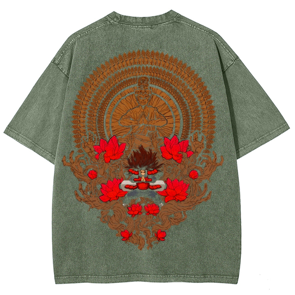 Naruto Unisex Fit Washed T-Shirt 2507012467-Coordom