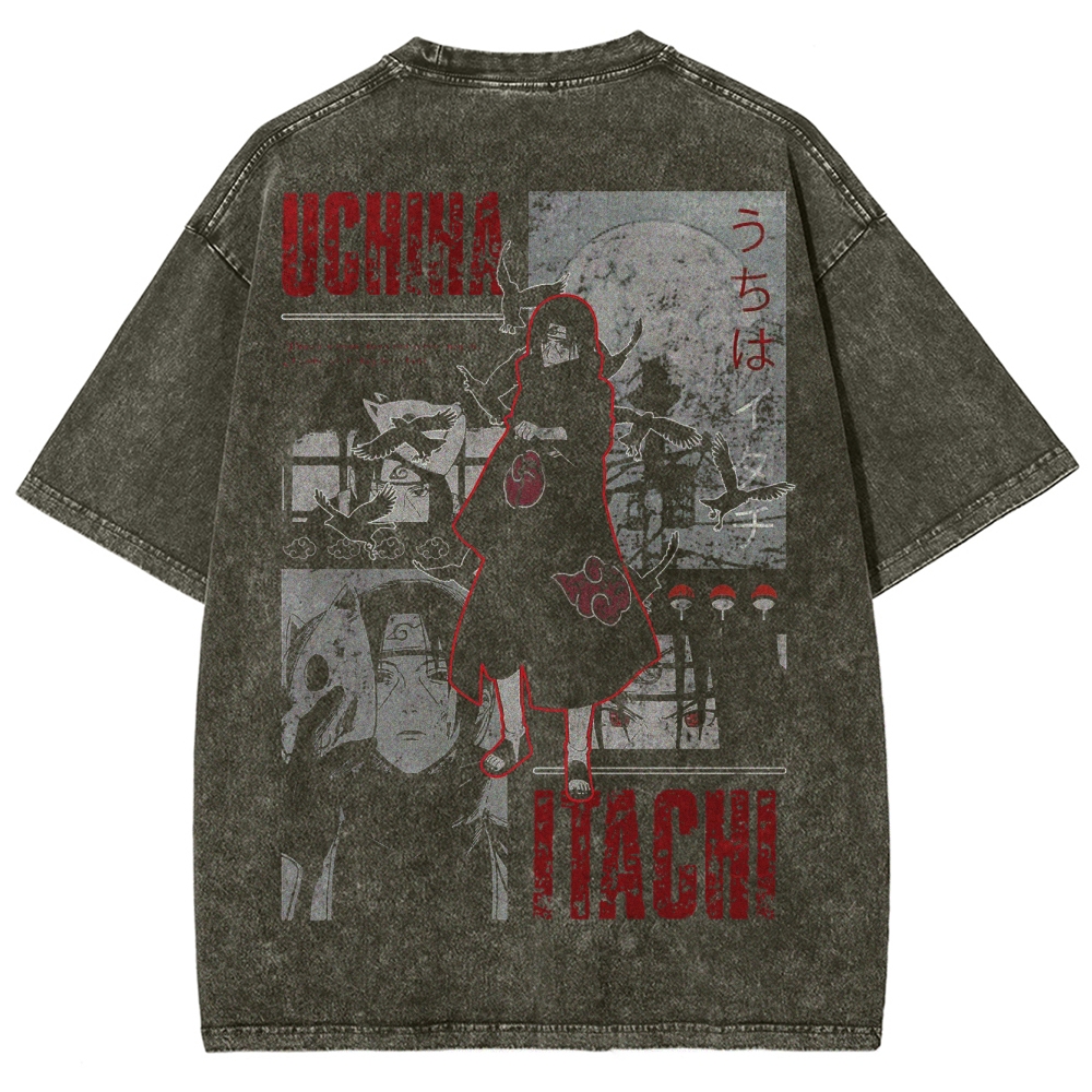 Naruto Unisex Fit Washed T-Shirt 2502003554-Coordom