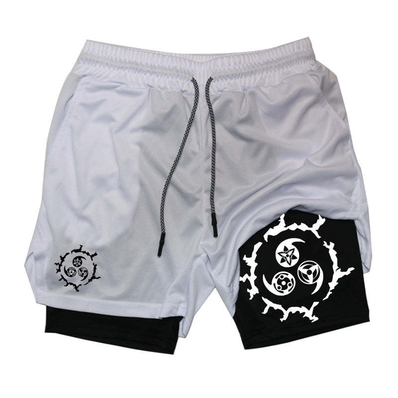 Cursed Eyes Gym Shorts-Coordom