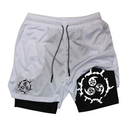 Cursed Eyes Gym Shorts-Coordom
