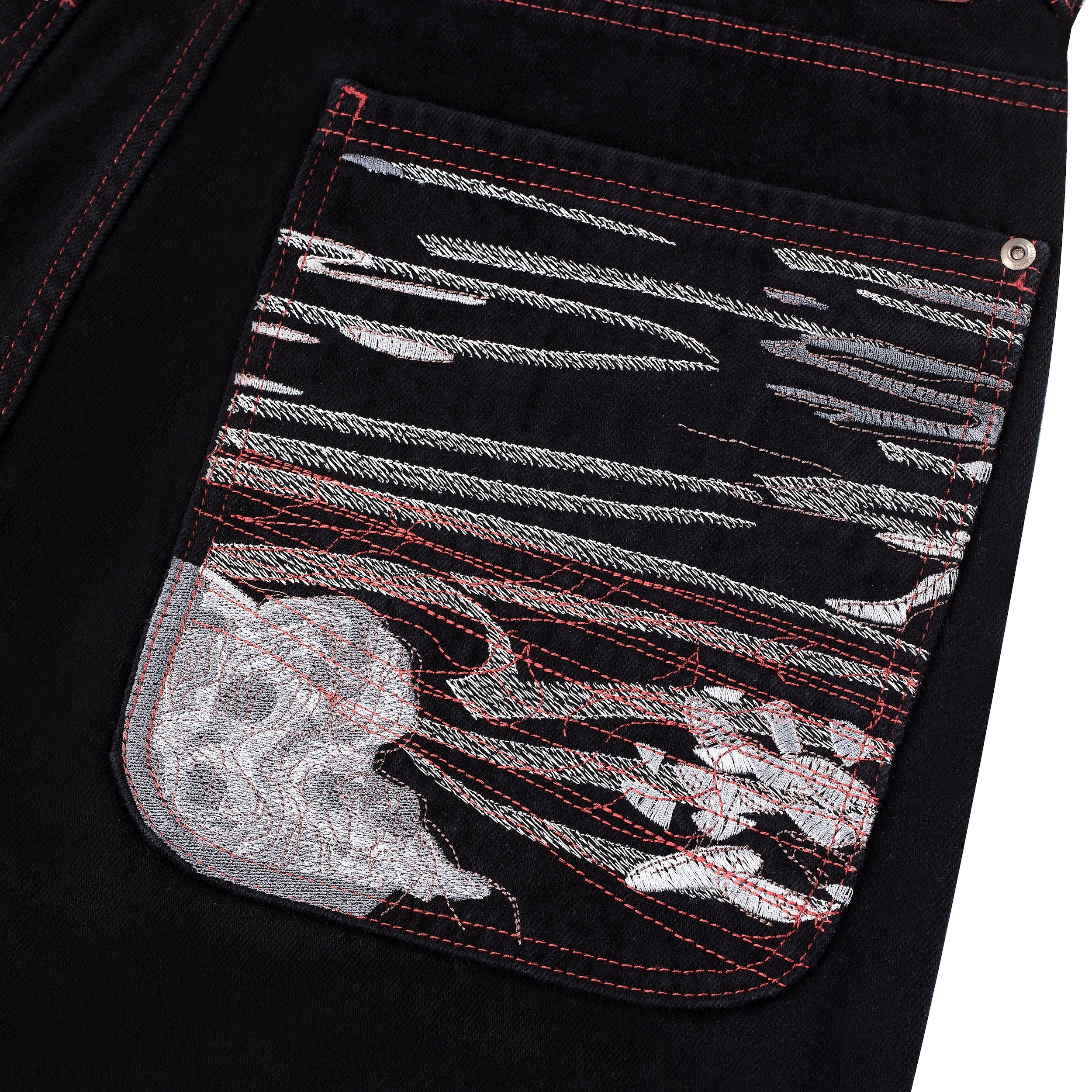 "lotus" Jorts black-Coordom