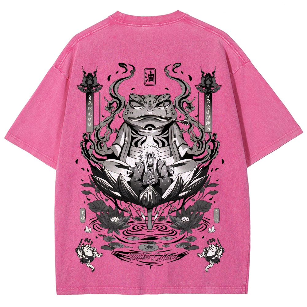 Jiraiya Unisex Fit Washed T-Shirt 2510008383-Coordom