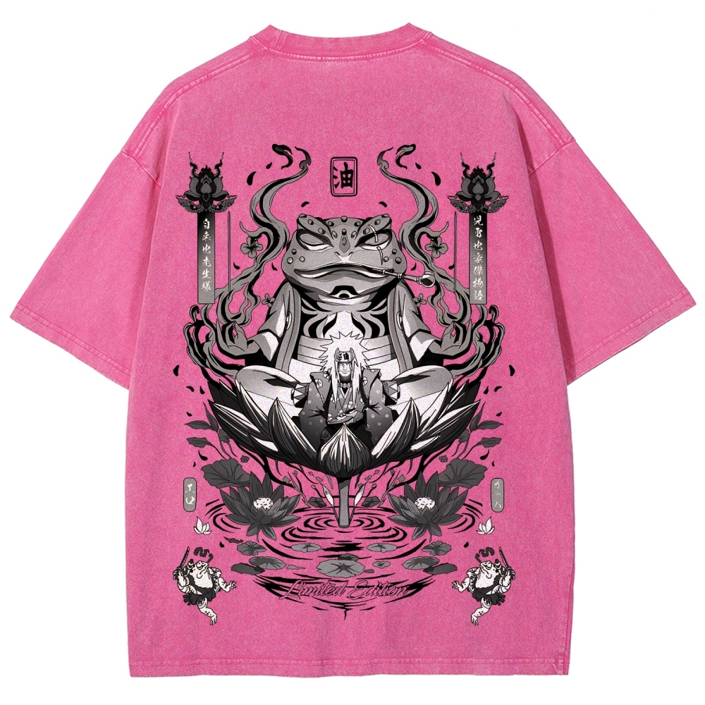 Jiraiya Unisex Fit Washed T-Shirt 2510008383-Coordom