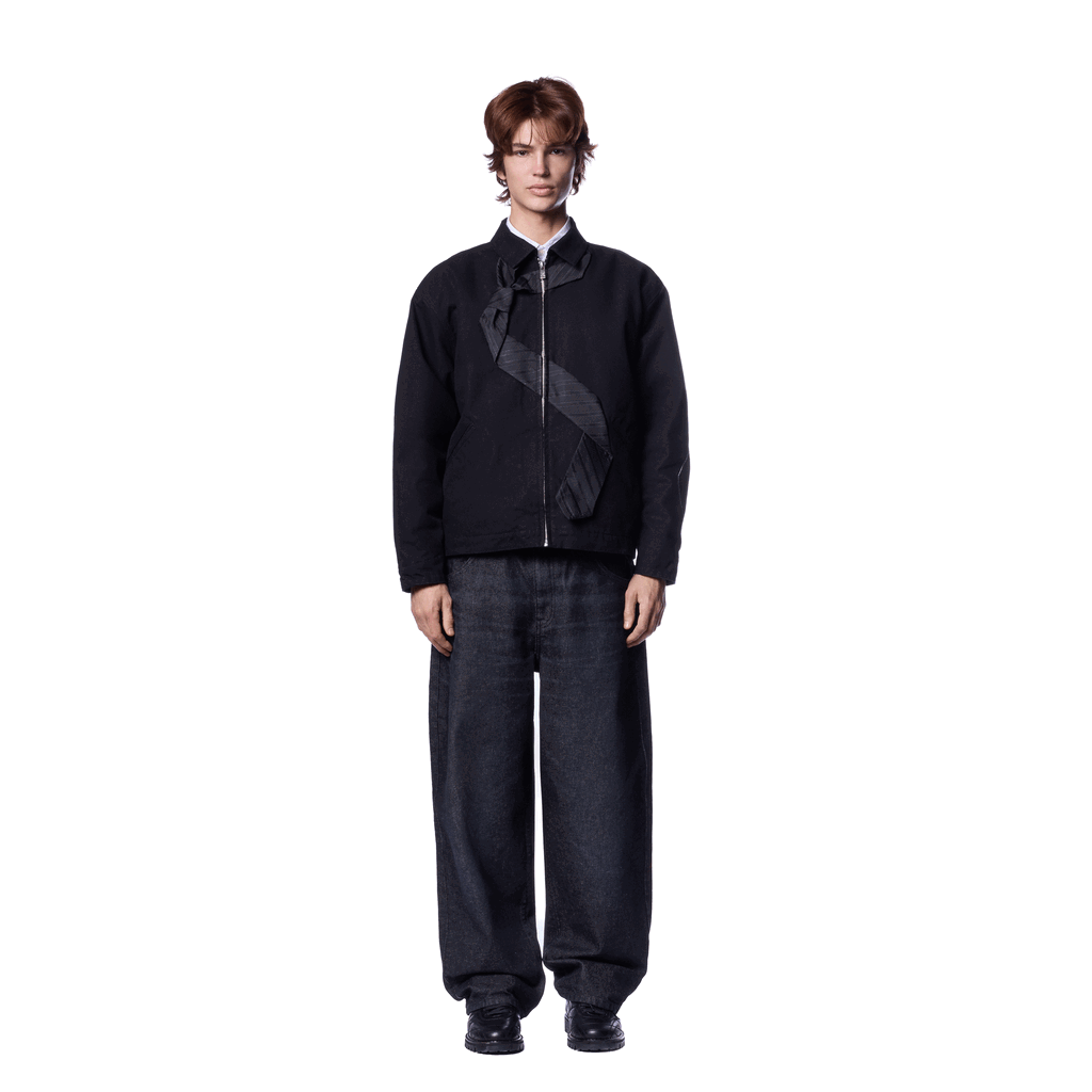 "wall street" black raw Denim-Coordom