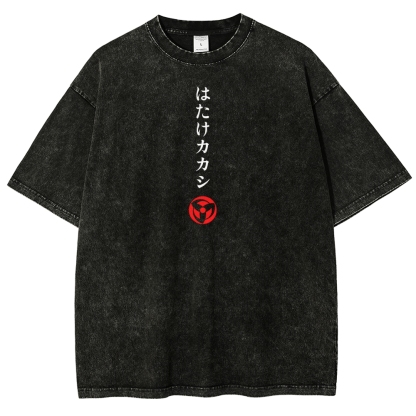 Naruto Unisex Fit Washed T-Shirt 2511024505-Coordom