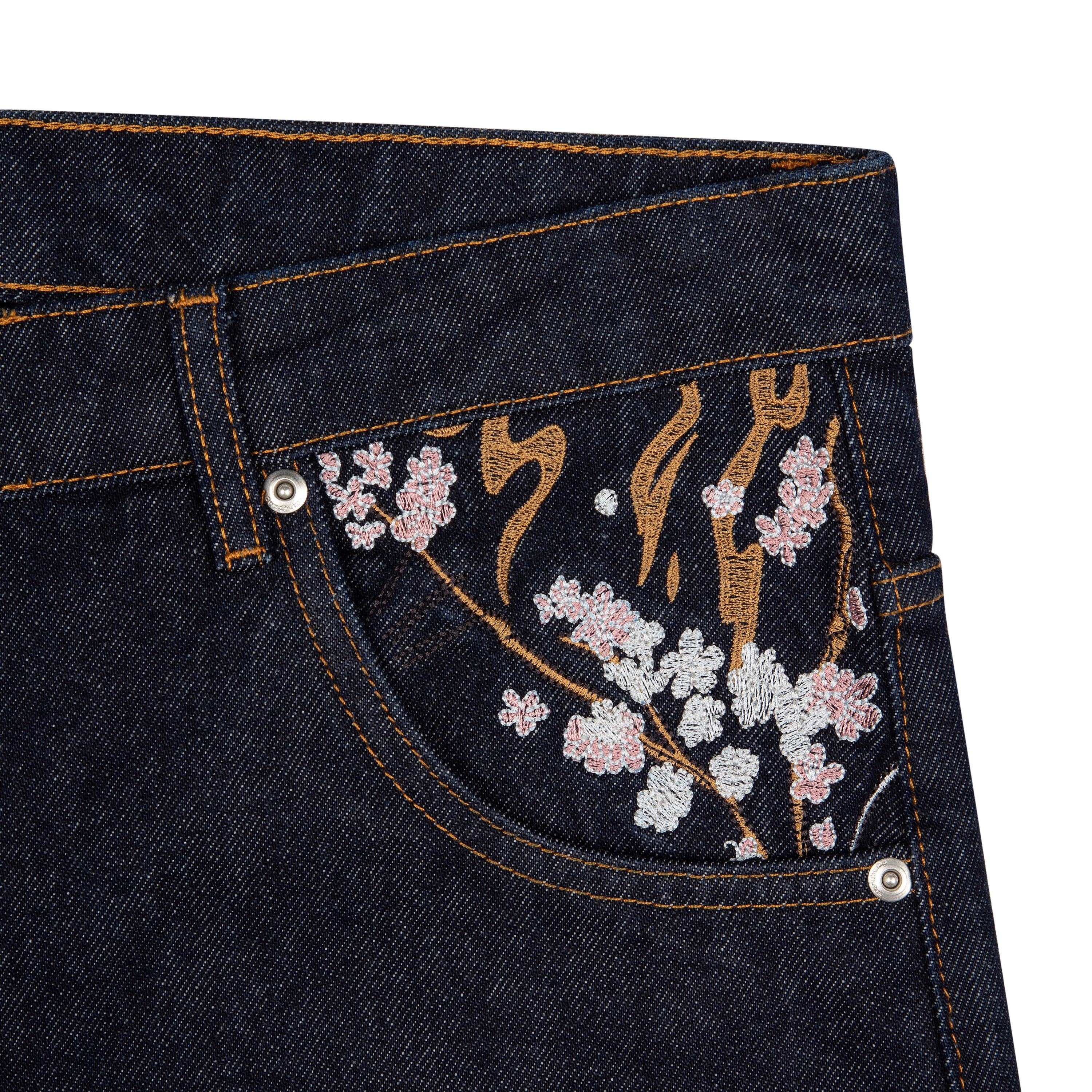 "yakuza" raw Denim blue-Coordom