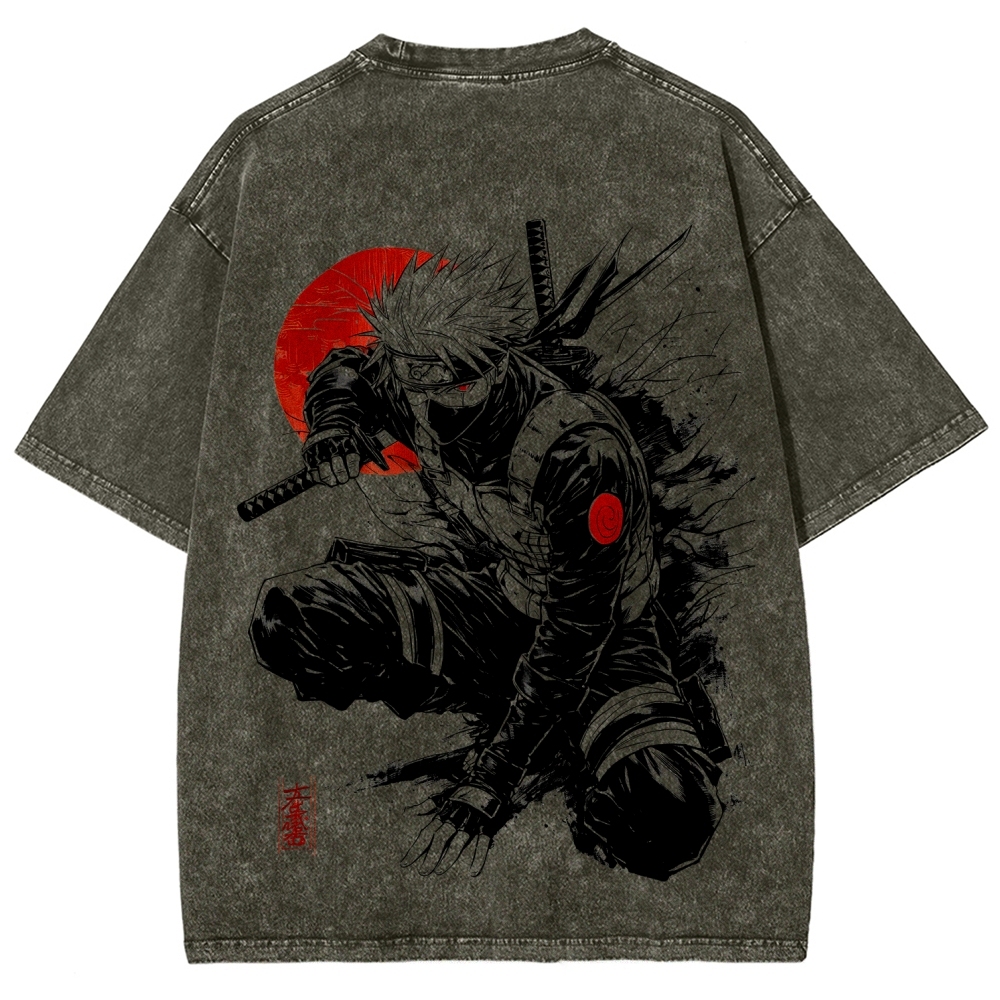 Naruto Unisex Fit Washed T-Shirt 2511024505-Coordom