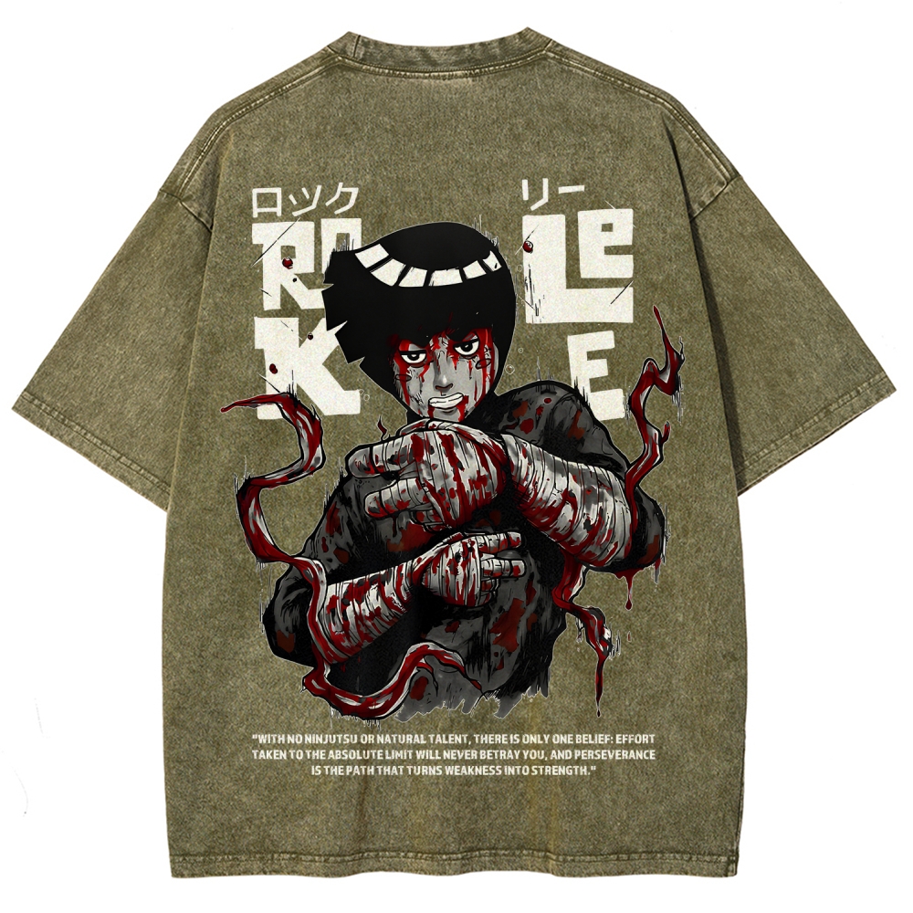 Naruto Unisex Fit Washed T-Shirt 2602007501-Coordom