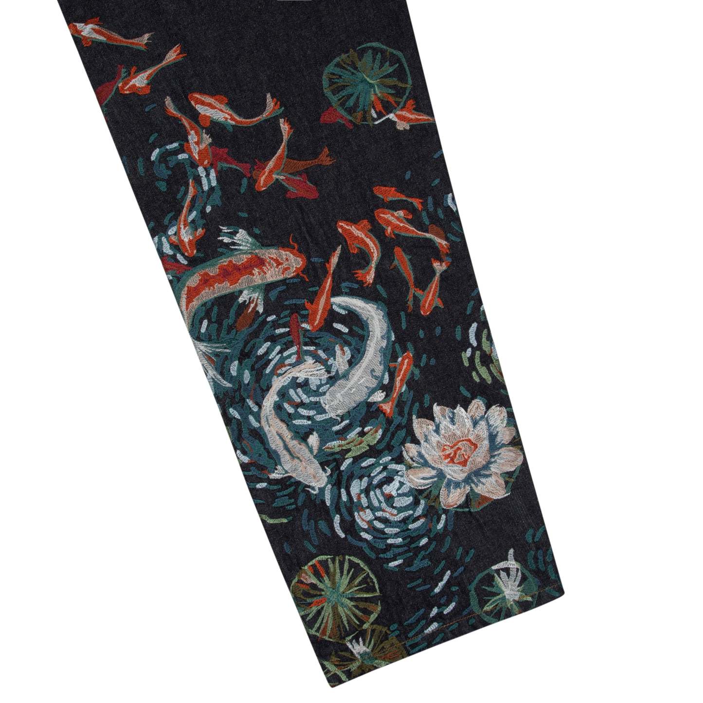 "koi pond" indigo raw Denim-Coordom