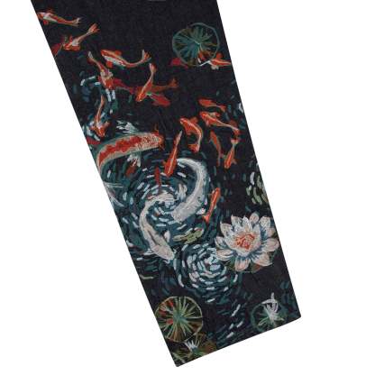 "koi pond" indigo raw Denim-Coordom
