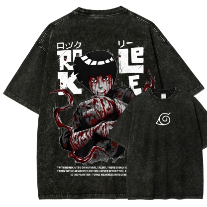 Naruto Unisex Fit Washed T-Shirt 2602007501-Coordom