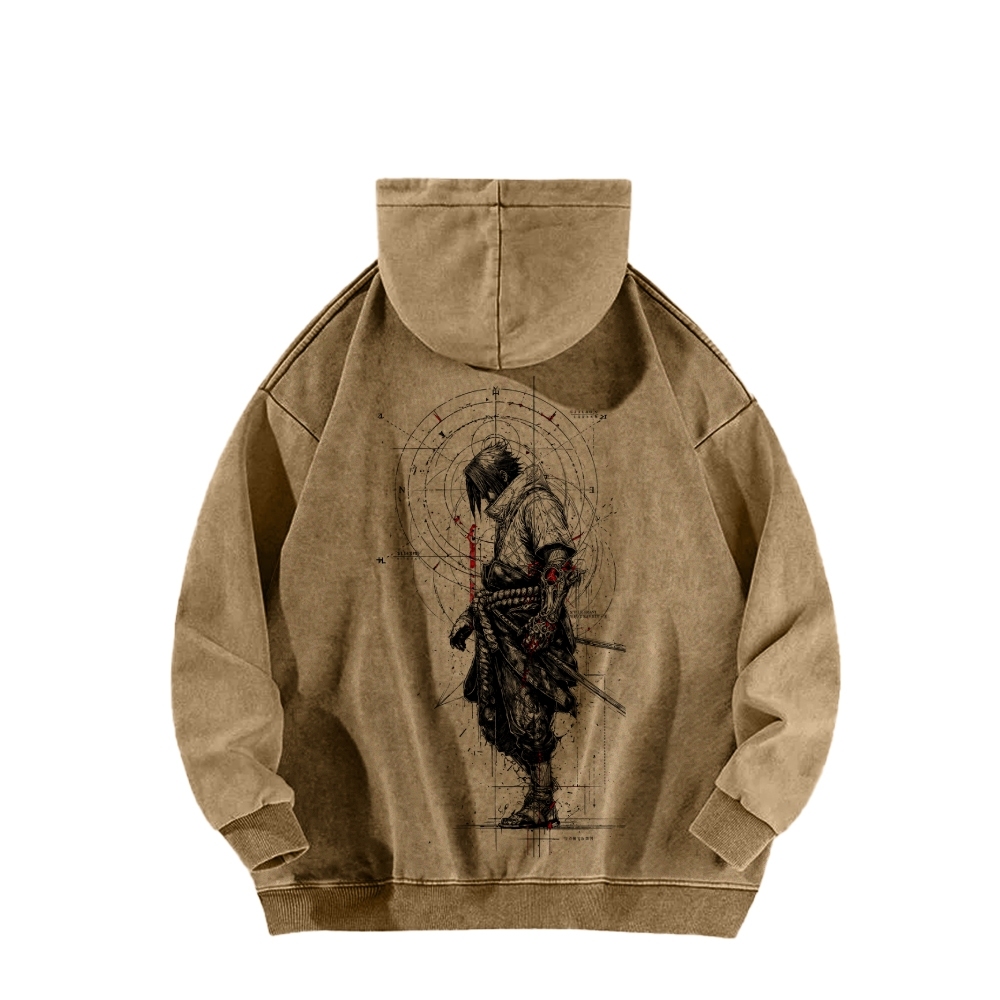 Naruto Casual Washed Hoodie 2509012968-Coordom