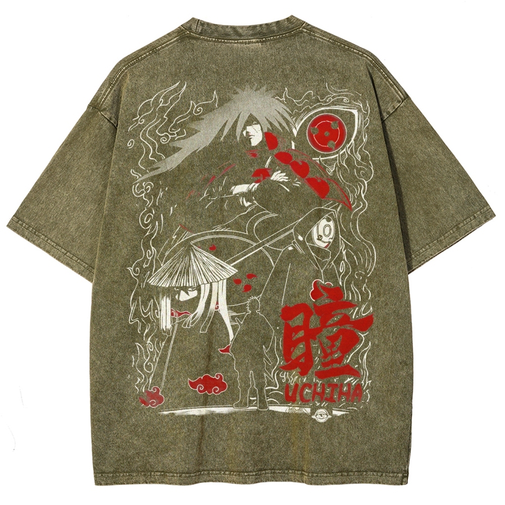 Naruto Unisex Fit Washed T-Shirt 2502006810-Coordom