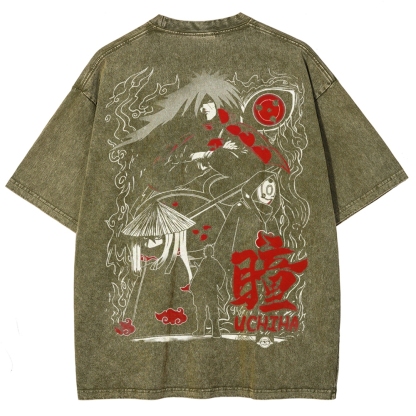 Naruto Unisex Fit Washed T-Shirt 2502006810-Coordom
