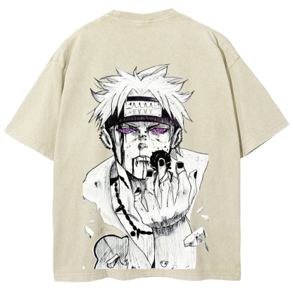 Naturo Unisex Fit Washed T-Shirt 2507024103-Coordom