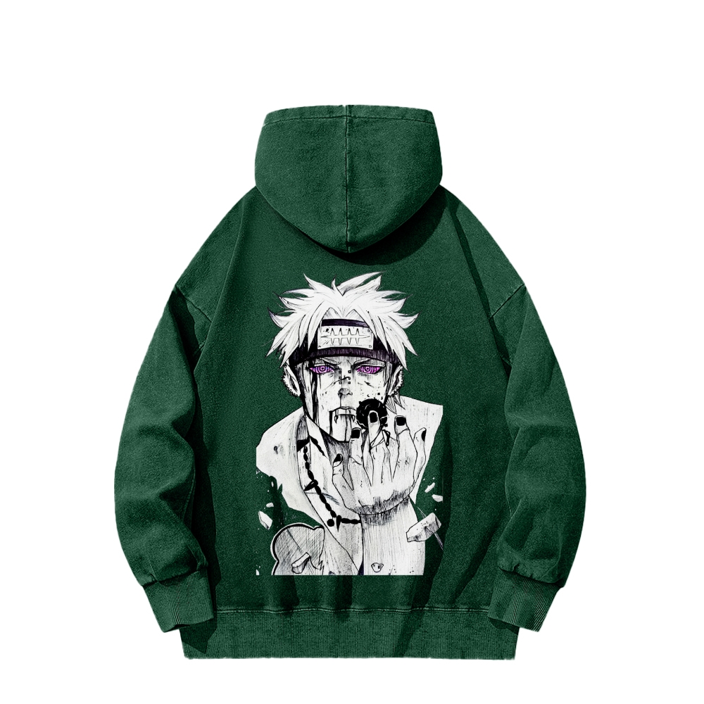 Naruto Casual Washed Hoodie 2509012973-Coordom