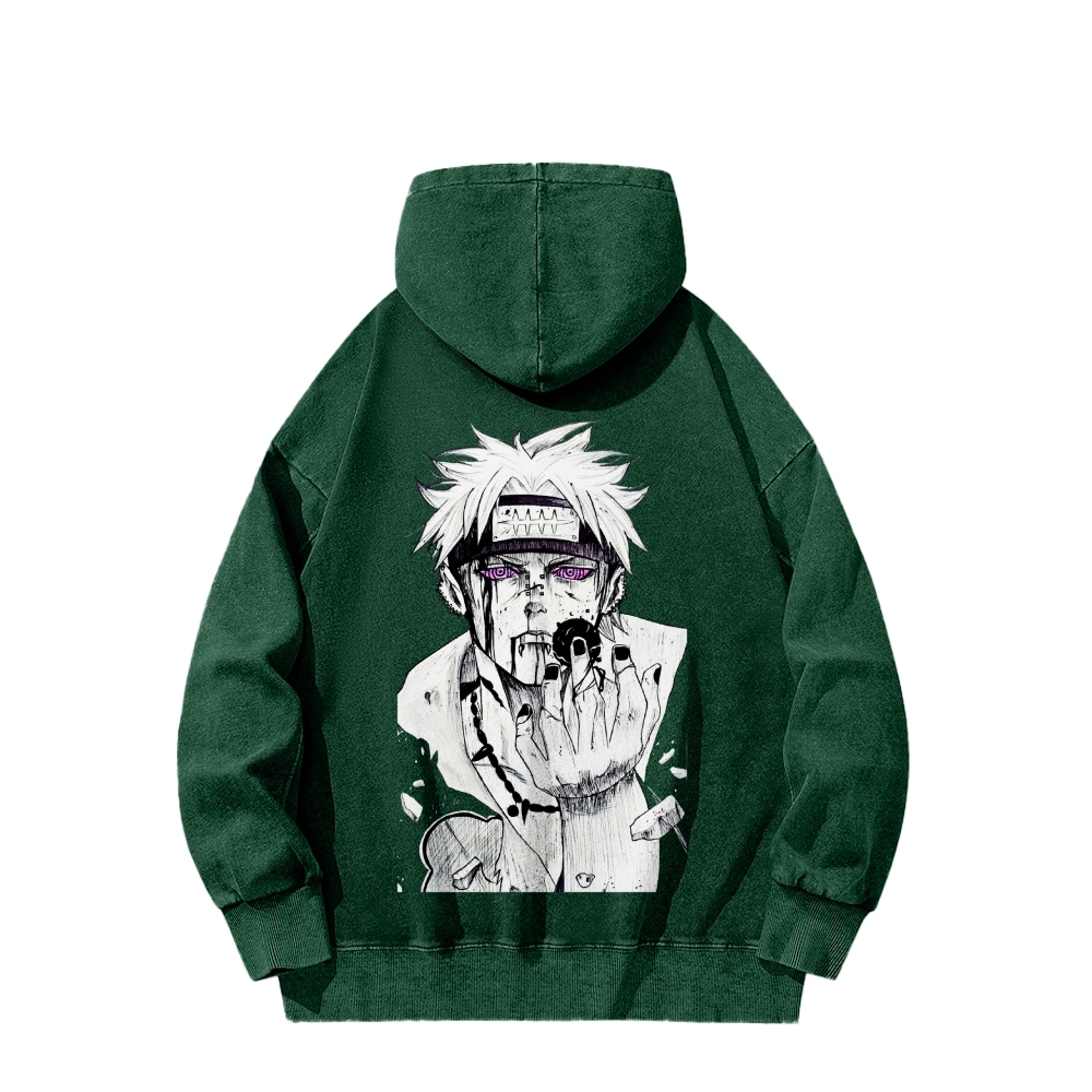 Naruto Casual Washed Hoodie 2509012973-Coordom