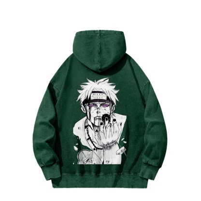 Naruto Casual Washed Hoodie 2509012973-Coordom