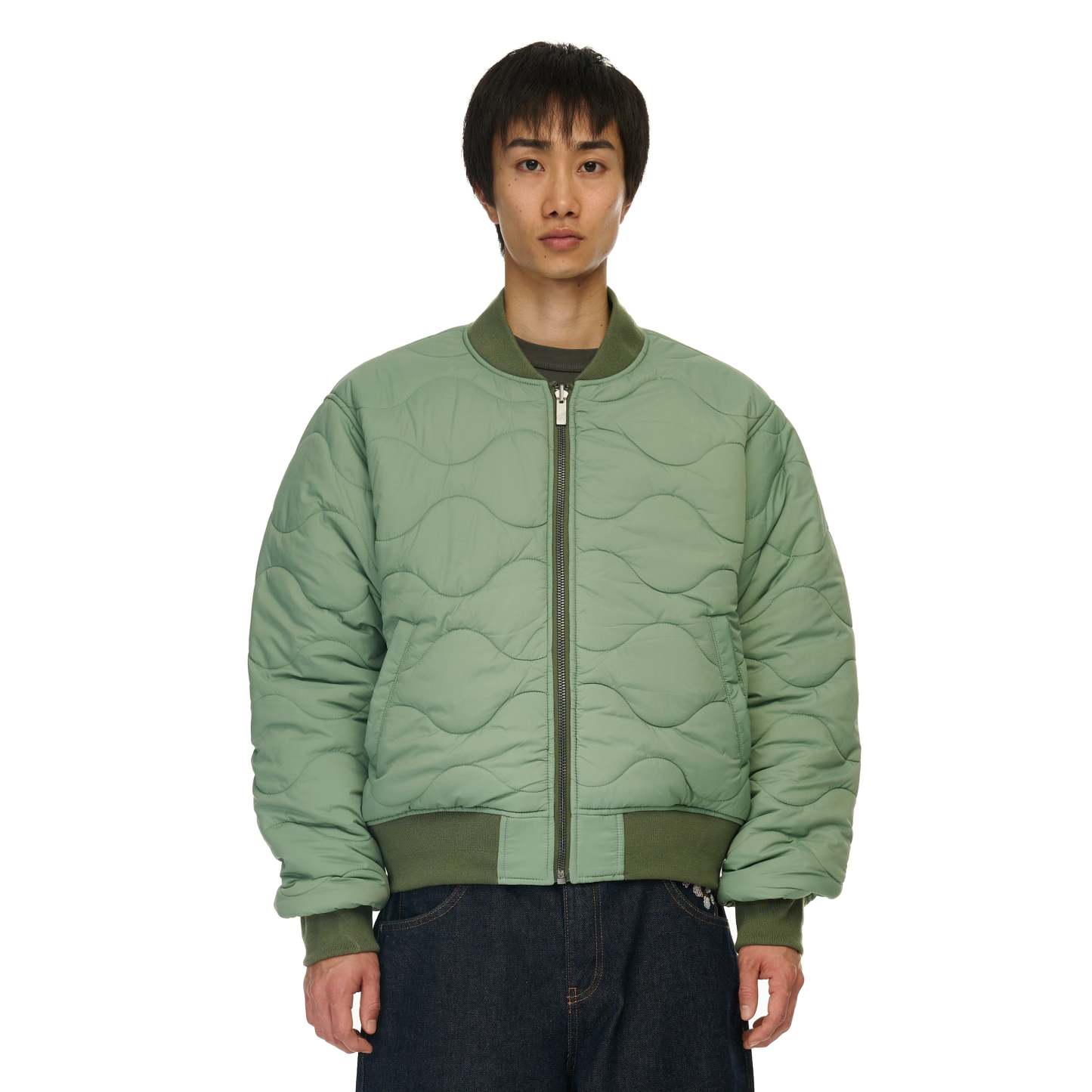 "yakuza v2" bomber Jacket dark green-Coordom
