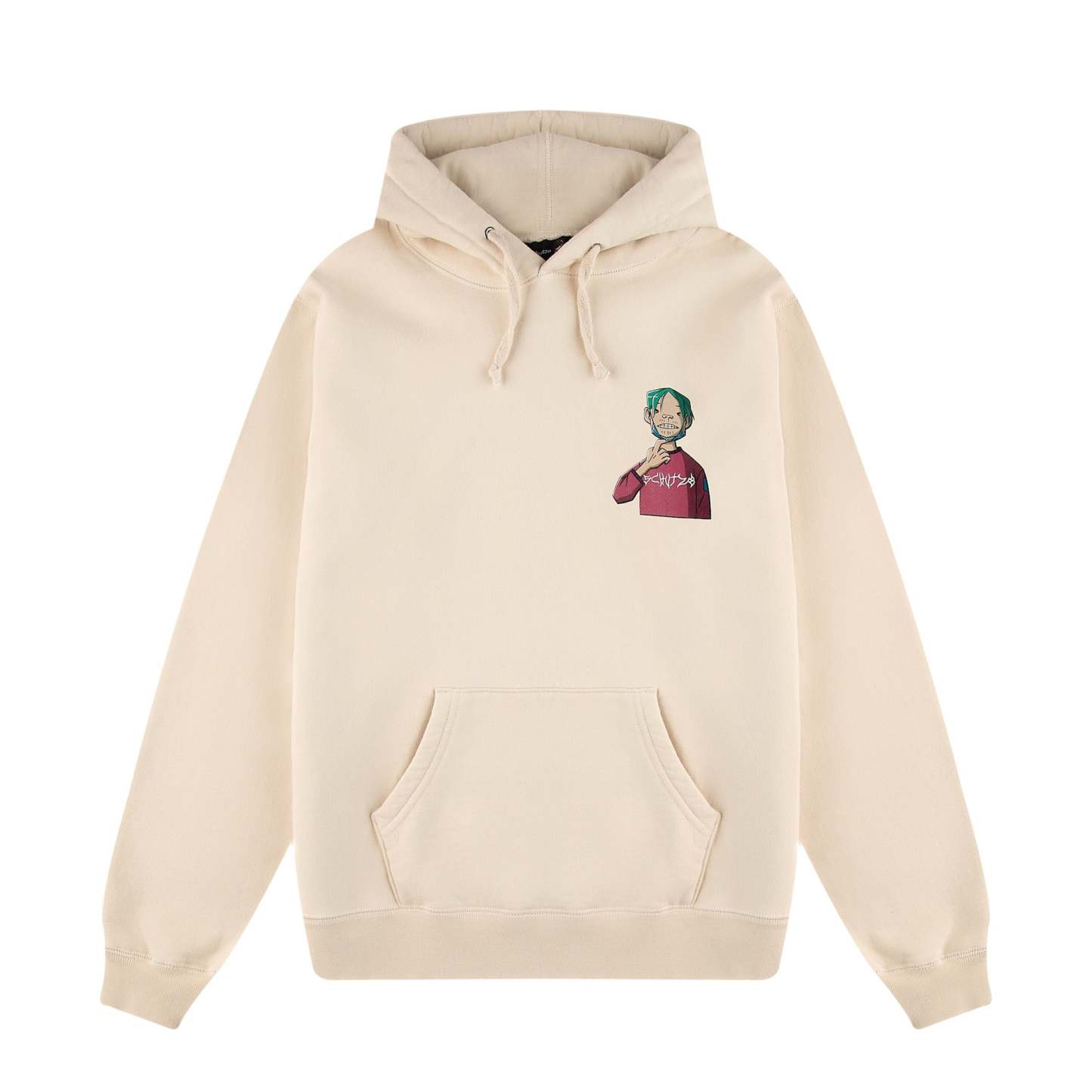"graffiti" Hoodie beige-Coordom
