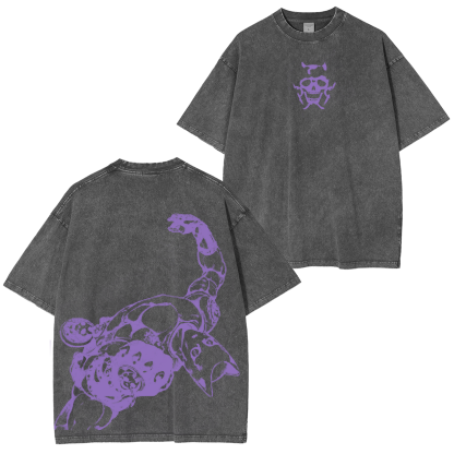 JoJo's Bizarre Adventure Diamond is Unbreakable Vintage Unisex Washed T-Shirt-Coordom