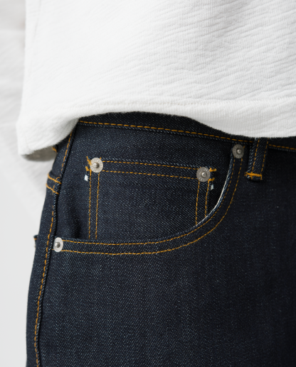 MENES Okayama Raw Selvedge Flared Jeans - Indigo-Coordom