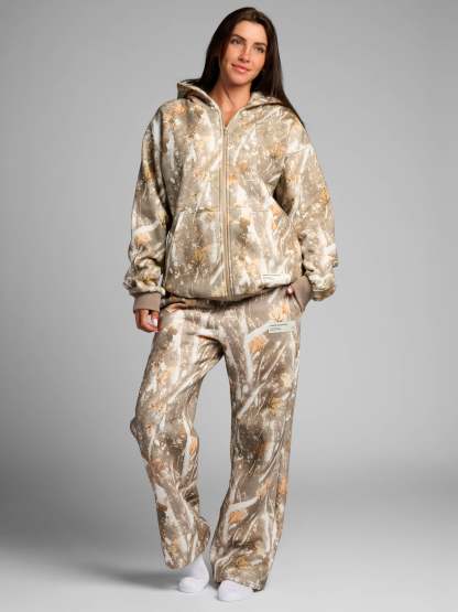 Camo Straight Leg Sweatpants|Streetwear Oversized Vintage Casual Wear-Coordom